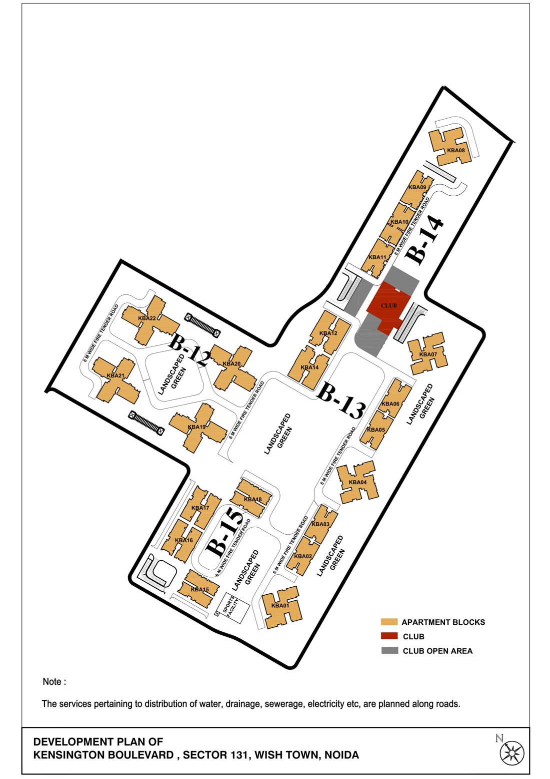 Jaypee Greens Kensignton Boulevard Apartments, Noi